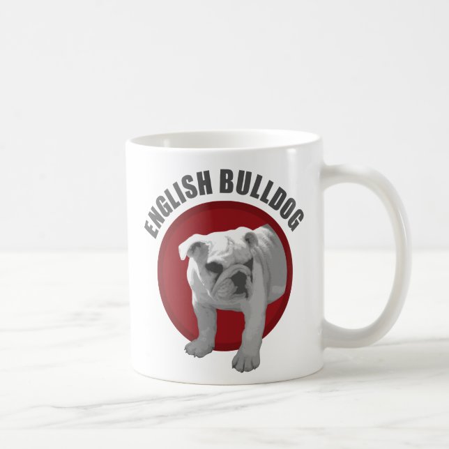Taza De Café Bulldog inglesas (Derecha)
