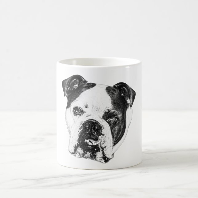 Taza De Café Bulldog Invernal Morning Mug (Centro)