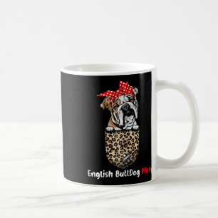 Taza De Café Bulldog Mamá Pocket Bulldog Día de la Madre