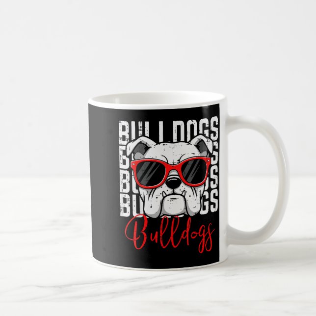 Taza De Café Bulldog Men Women Boys Girls Youth Kids Teen  (Derecha)
