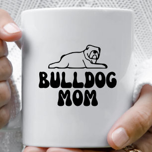 Taza De Café Bulldog Mom Coffee Mug