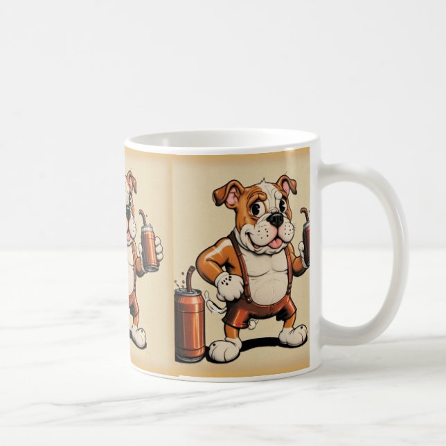 Taza De Café Bulldog Mug (Derecha)