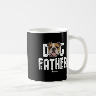 Taza De Café Bulldog Perro Padre Bulldog El Dogfather Ruff Life