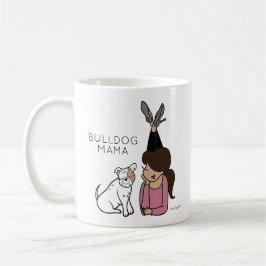Taza De Café Bulldog personalizado Mama Coffee Mug