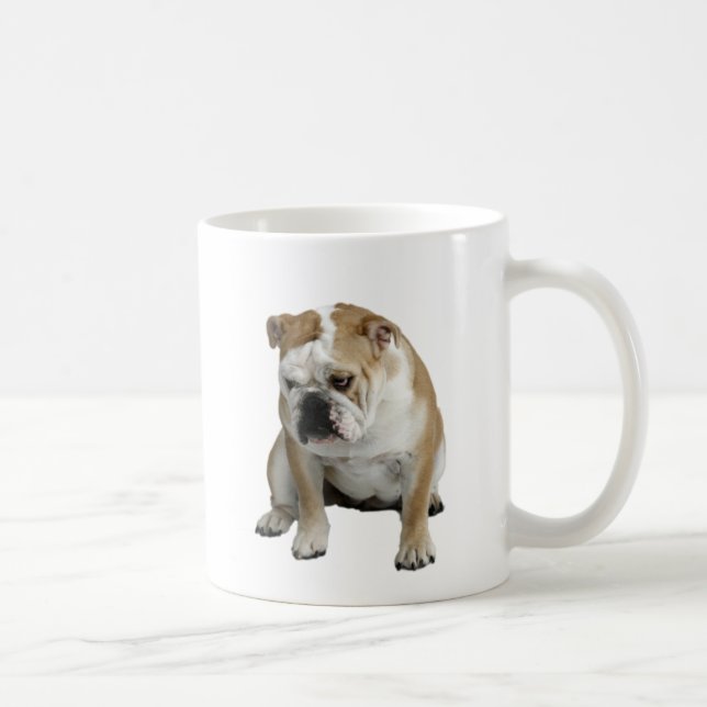 Taza De Café Bulldog triste (Derecha)