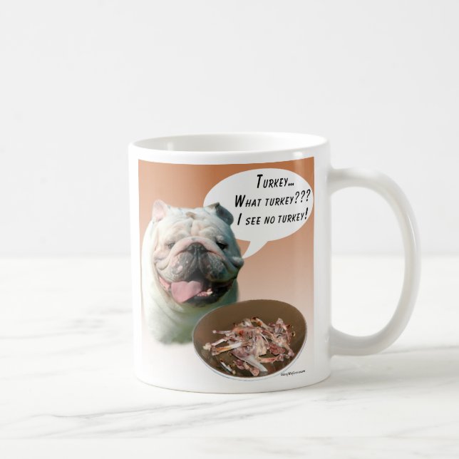 Taza De Café Bulldog Turquía (Derecha)