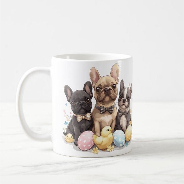 Taza De Café Bulldoges de Pascua (Izquierda)