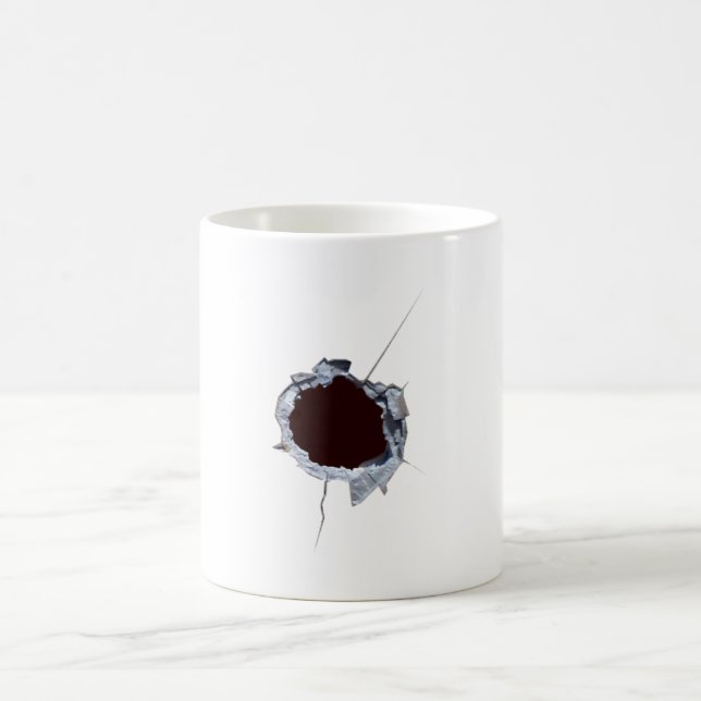 Taza De Café Bullet Shot Hole (Centro)