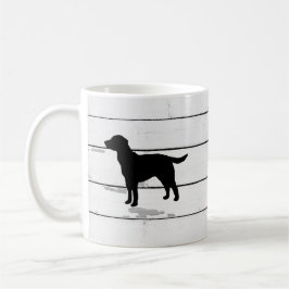 Taza De Café Bullicio ruso del perro Labrador