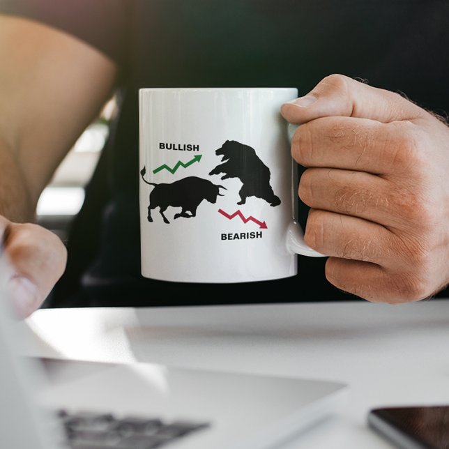 Taza De Café Bullish / Bearish Stock Traders (Subido por el creador)