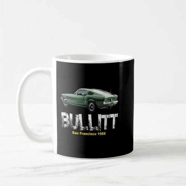 Taza De Café Bullitt Muscle Car (Izquierda)