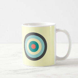 Taza De Café Bullseye de combinación gris
