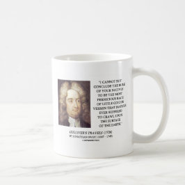 Taza De Café Bulto de Jonathan Swift de tierra odiosa de los