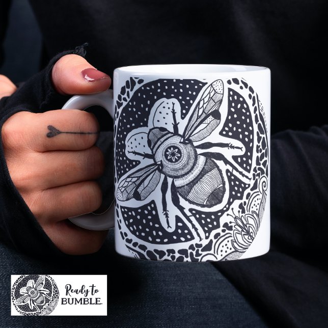 Taza De Café Bumble Bee divertido (Subido por el creador)