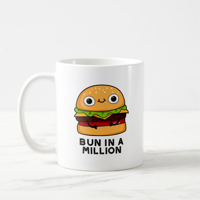 Taza De Café Bun En Un Millón De Burger Burger Pun (Izquierda)