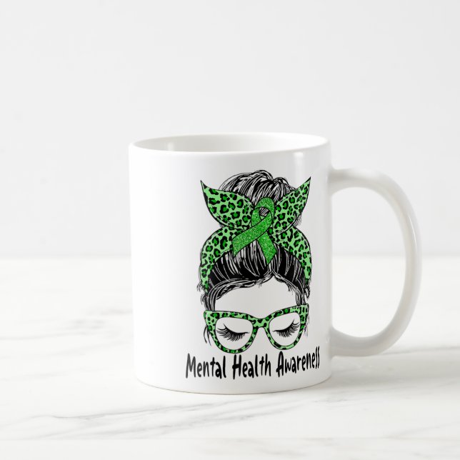 Taza De Café Bun Problemas de Salud Mental Sensibilización sobr (Derecha)