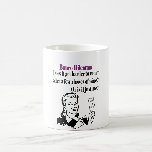 Taza De Café Bunco - Dilema divertido (Centro)