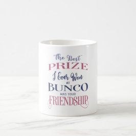 Taza De Café Bunco Friendship Typography Pink Purple