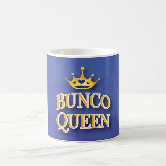 Taza De Café Bunco Queen Yellow Gold Crown (Centro)