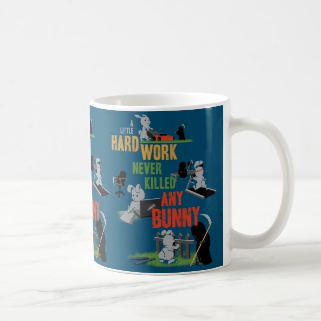 Taza De Café Bungalow de trabajo duro (Derecha)