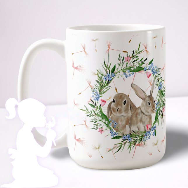 Taza De Café Bunnies de Pascua (Subido por el creador)