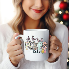 Taza De Café Bunnies De Pascua Oh Por Los Peeps.