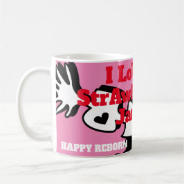 Taza De Café Bunny ama la fresa Jam Gel Mouse