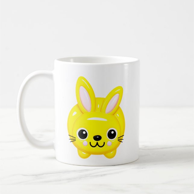Taza De Café Bunny amarillo (Izquierda)