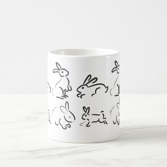 Taza De Café Bunny Bliss Mug (Centro)