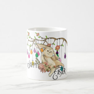 Taza De Café Bunny celebra el Día de Pascua