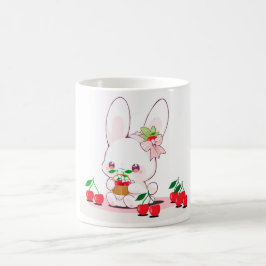 Taza De Café Bunny & Cherries