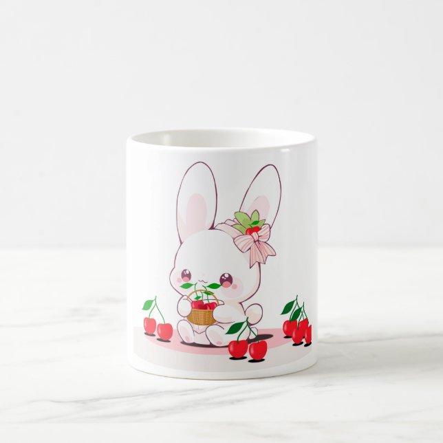 Taza De Café Bunny & Cherries (Centro)