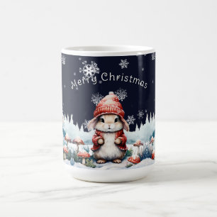 Taza De Café Bunny de Navidades caprichosos