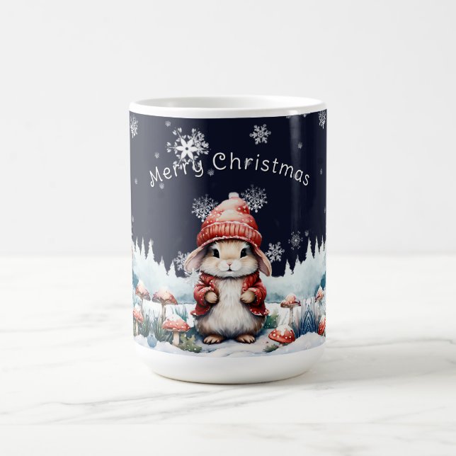Taza De Café Bunny de Navidades caprichosos (Centro)
