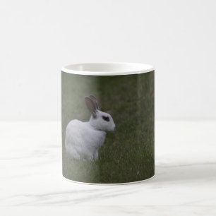 Taza De Café Bunny de punto blanco