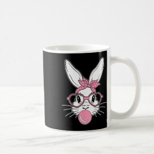 Taza De Café Bunny Face Easter Day Bubblegum Bandana Gles Chica