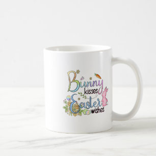 Taza De Café Bunny Kisses Pascua Desearía Tee Gift