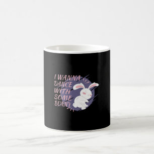 Taza De Café Bunny Quiere Bailar Con Un Socio De Baile