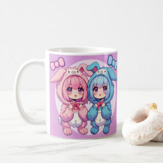 Taza De Café Bunny Twins