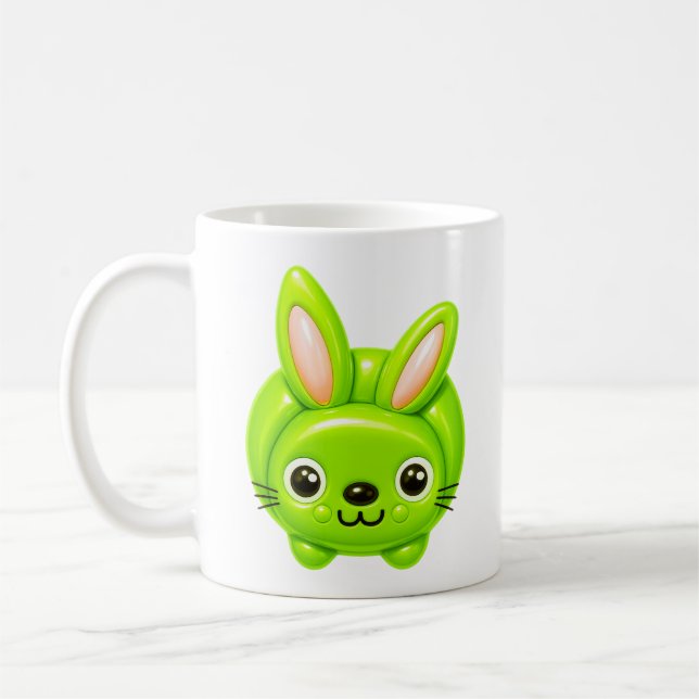 Taza De Café Bunny verde (Izquierda)