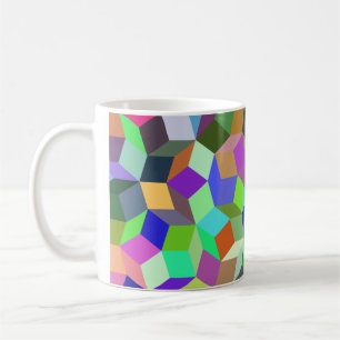 Taza De Café bunte Tasse mit Penrose Muster