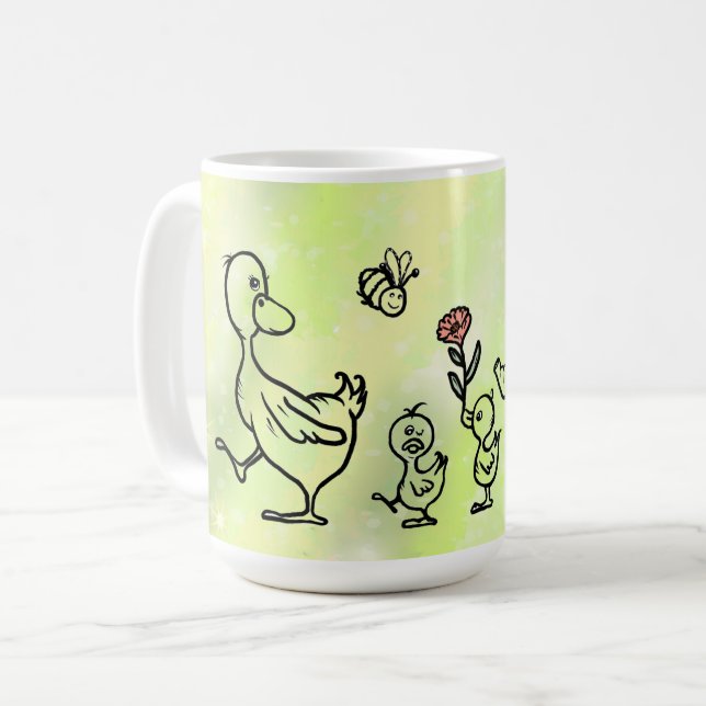 Taza De Café bunter Lauf  (Anverso izquierdo)