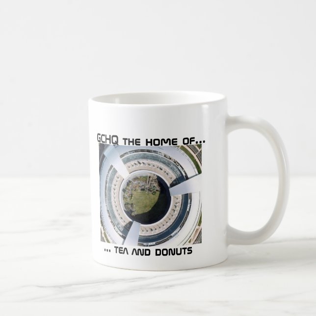 Taza De Café Buñuelo de GCHQ,… té y anillos de espuma, GCHQ el (Derecha)