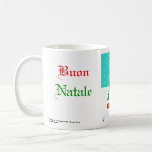 Taza De Café Buon Natale Christmas Tree mug