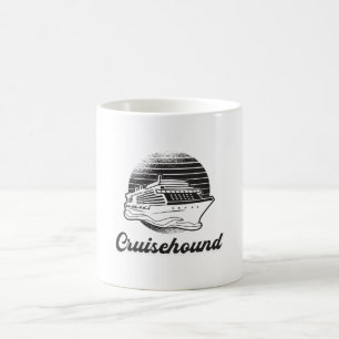 Taza De Café Buque de crucero en barco en barco divertida