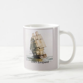 Taza De Café Buque de guerra del leopardo del HMS