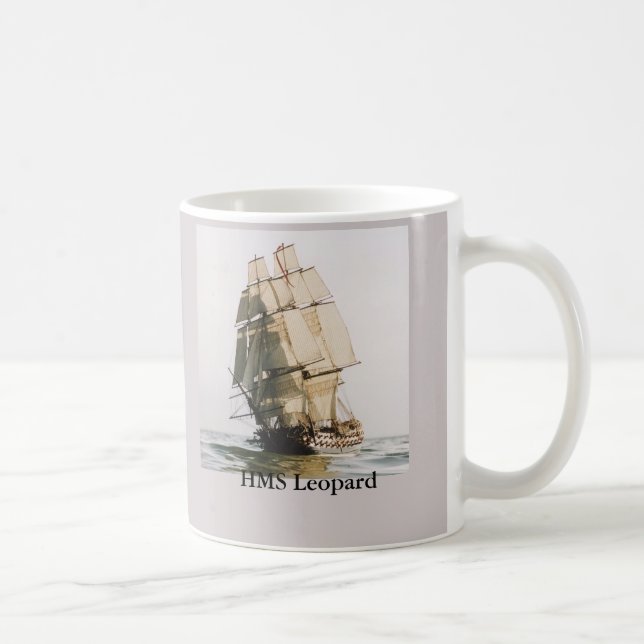 Taza De Café Buque de guerra del leopardo del HMS (Derecha)