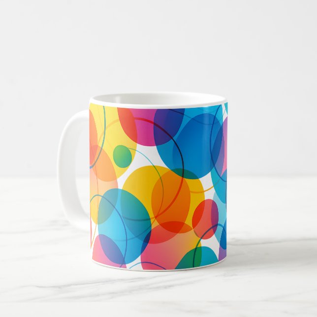 Taza De Café Burbuja de Arcoíris (Anverso izquierdo)