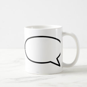 Taza De Café Burbuja De Palabra Izquierda Derecha Trans El MUSE