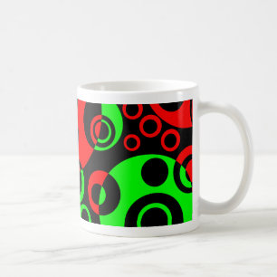 Taza De Café Burbujas abstractas 01